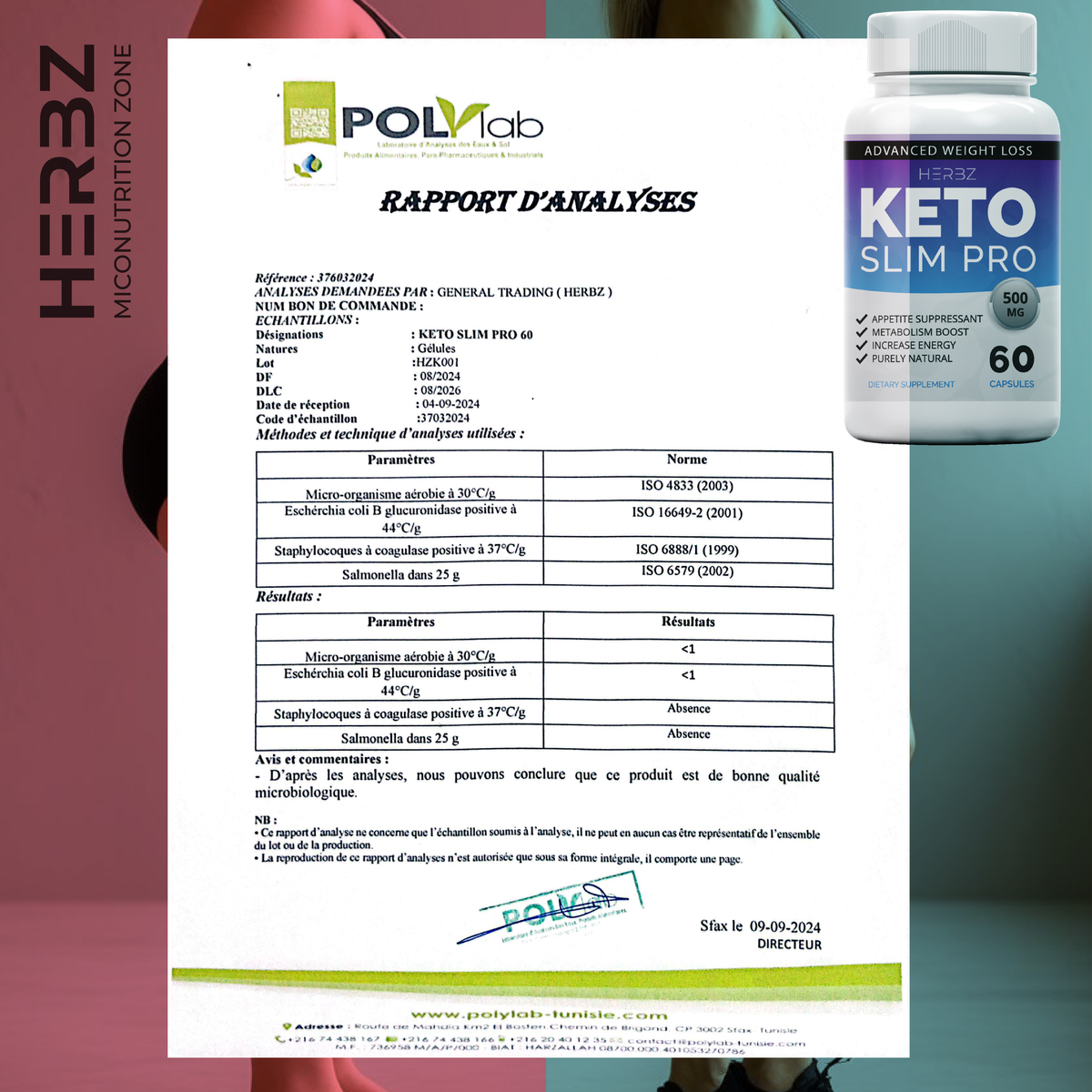 Keto Slim Pro Perte de poids 60 capsules