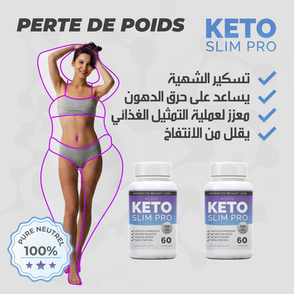 Keto Slim Pro Perte de poids 60 capsules