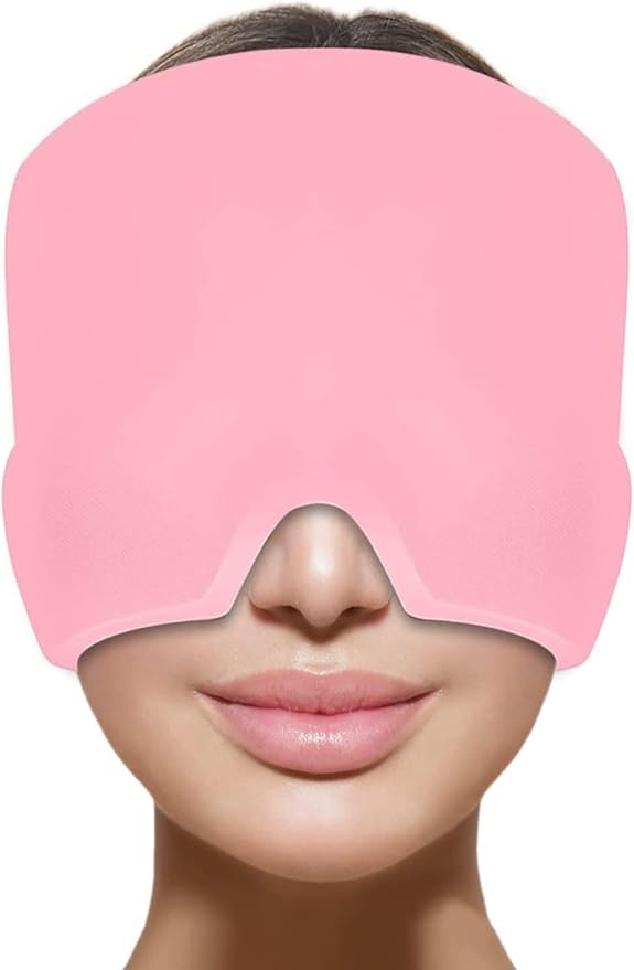 masque et thérapie par le froid, Compresse glacée en gel pour soulager la migraine